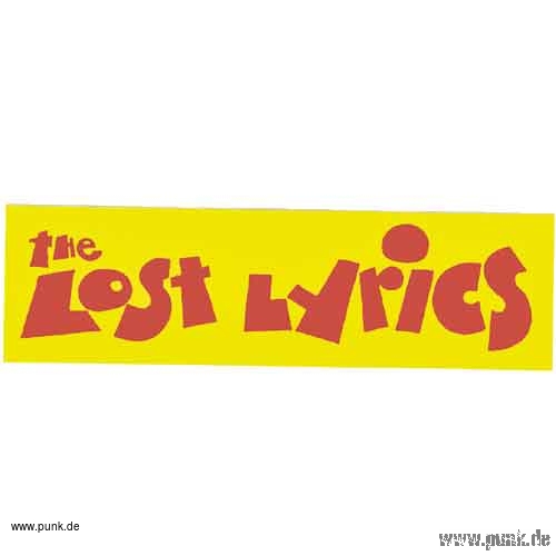 Lost Lyrics: PVC-Aufkleber