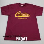 Back To CaliVOERDia - T-Shirt - Burgundy