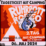 Samstagsticket inkl. Camping - Ruhrpott Rodeo 24