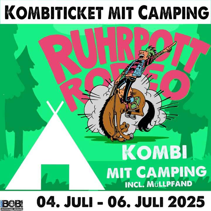 Kombi-Ticket inkl. Camping Ruhrpott Rodeo 2025