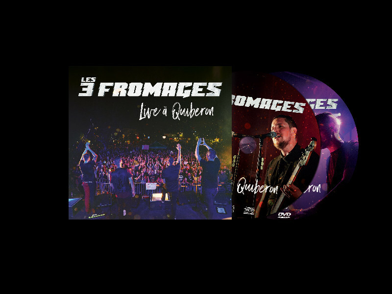 Les 3 Fromages: CD/DVD Live à Quiberon