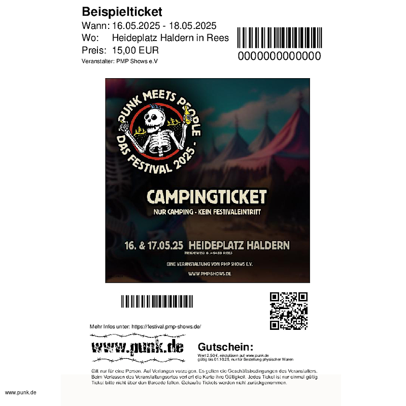 : PMP Festival 2025 - Camping / Zelt